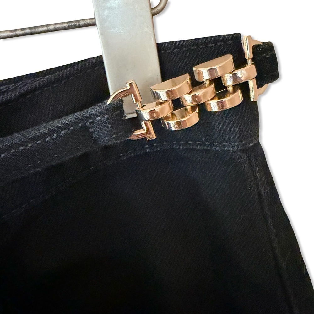 Favorite Daughter The Fancy Black Flare Jeans wide leg denim pants NWT 31 - Picture 10 of 16
